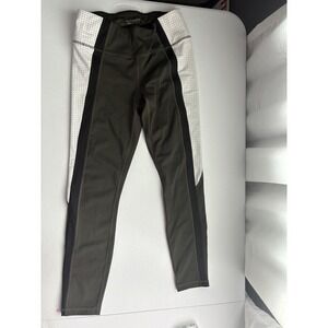 Athleta Olive Green Leggings Womens Size S High Rise Workout Athletic